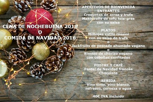Christmas Eve & Christmas Menu at Espiritu Libre in Valencia