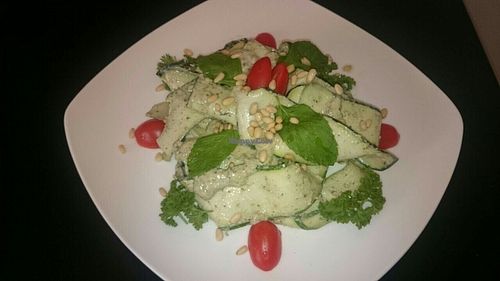 Raw Pasta yam-yam at Veggie House in Astana