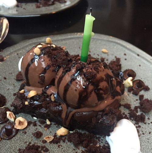 amazing brownie a la mode at PLANTA - Yorkville in Toronto