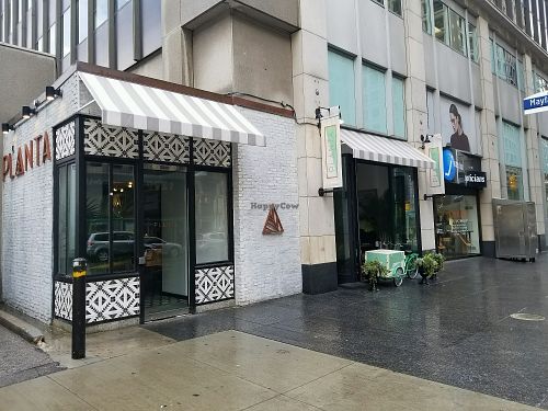 outside at PLANTA - Yorkville in Toronto