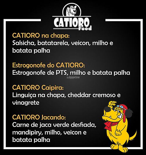 catioro menu at Catioro Food - Food Stand in Brasilia