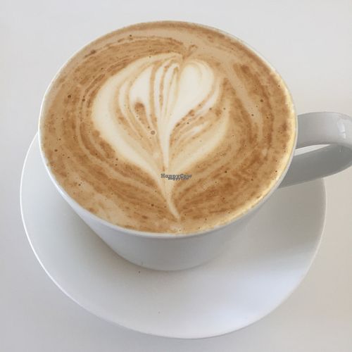 Soy flat white  at Four Espresso in Port Macquarie