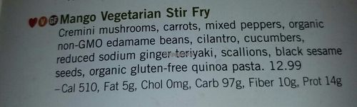 Menu item at Silver Diner in Frederick