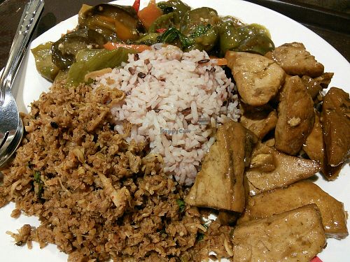 Vegan food. at Ton-Phon - Robinson Asoke in Bangkok