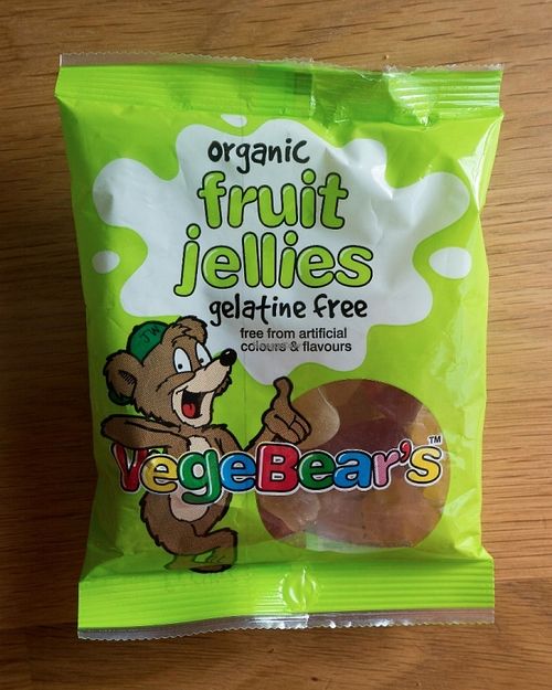 Vegan gummy bears at Musubi Garden in Osaka