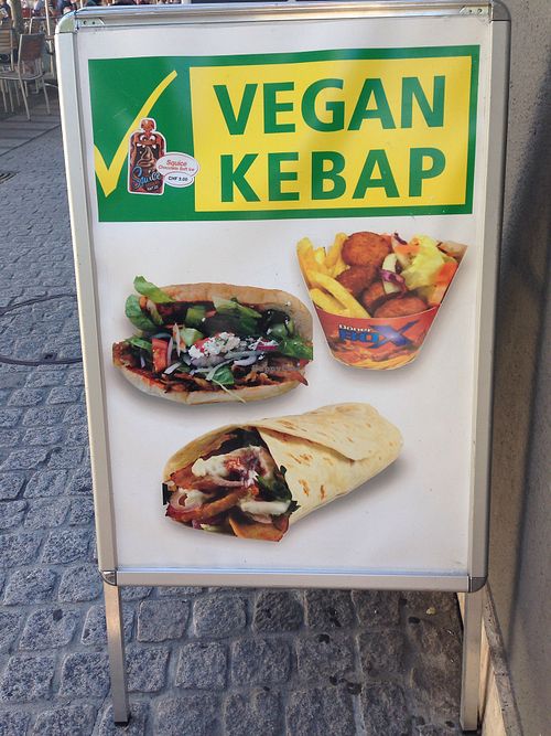 Vegan Kebap offer at Goldenes Horn in Winterthur