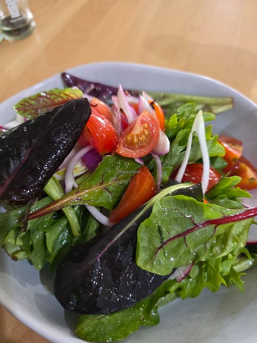 Side salad at Wombat Cafe & Store in Dromana