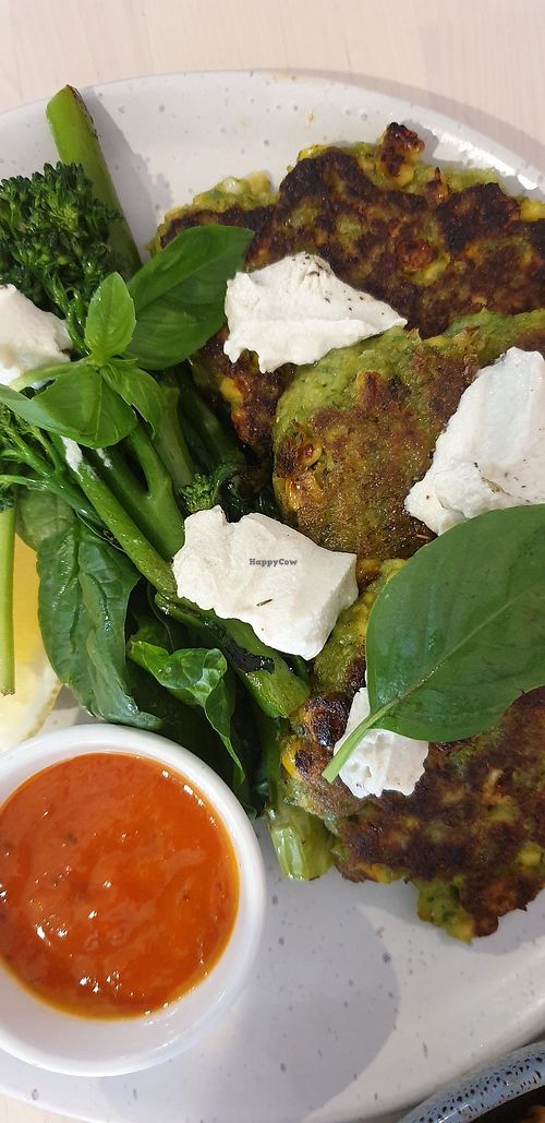 Fritters at Wombat Cafe & Store in Dromana