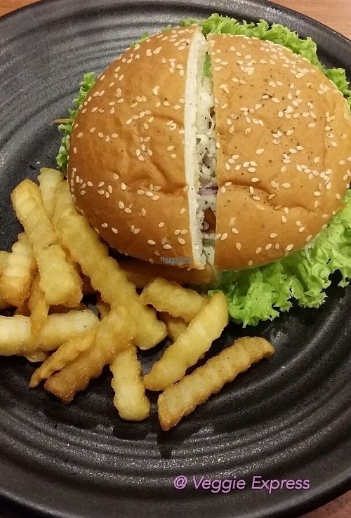 Cottage Burger at Veggie Express in Kuala Lumpur