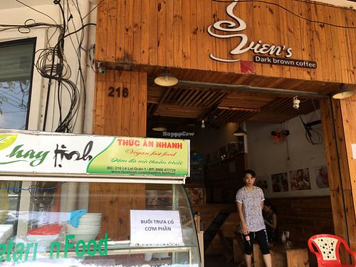 it's outside this coffee shop at Chay Tinh in Ho Chi Minh City