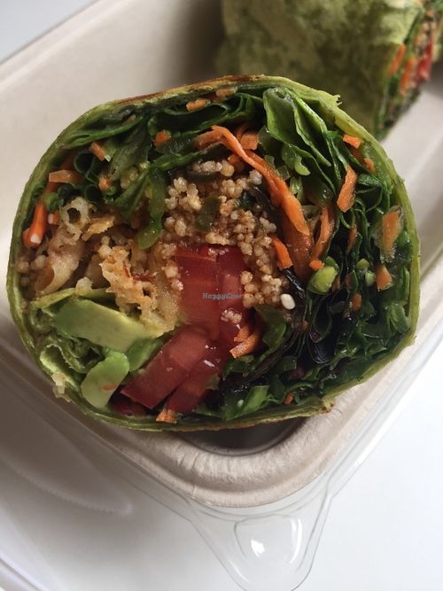 Wrap with couscous at Sweet Beverly in Beverly Hills