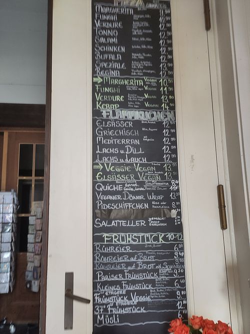 Current menu at 37 grad Kaffeebar Landegeschäft in Lindau