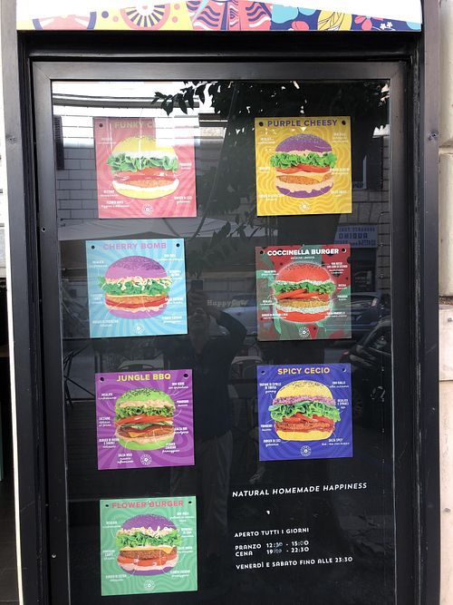   at Flower Burger in Rome