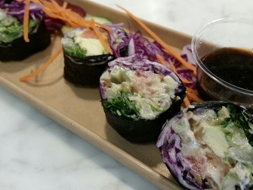 dynamite roll at Wild Living Foods in Los Angeles