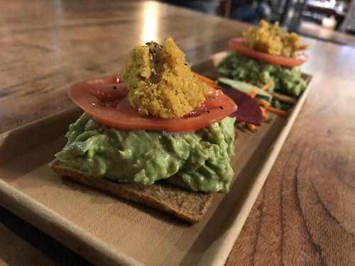 Avocado toast! at Wild Living Foods in Los Angeles