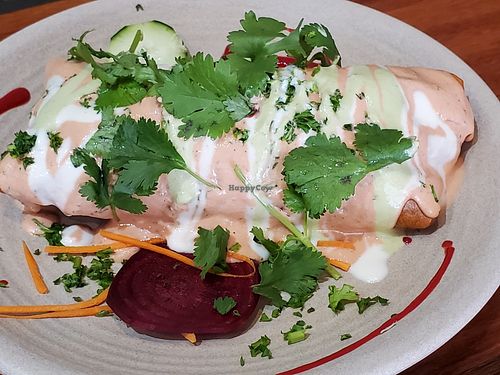 Chile relleno at Wild Living Foods in Los Angeles
