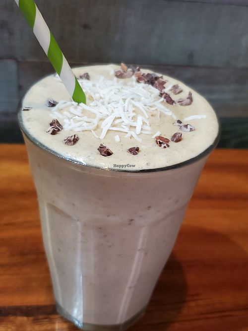 Coffee cacao shake at Wild Living Foods in Los Angeles