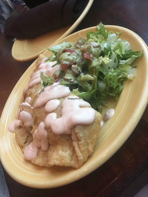 vegan empanada  at Tacos & Beer in Las Vegas