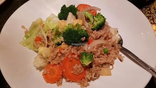 Thai Fried Rice Veggie at Emporium Thai Vegan LA in West Los Angeles