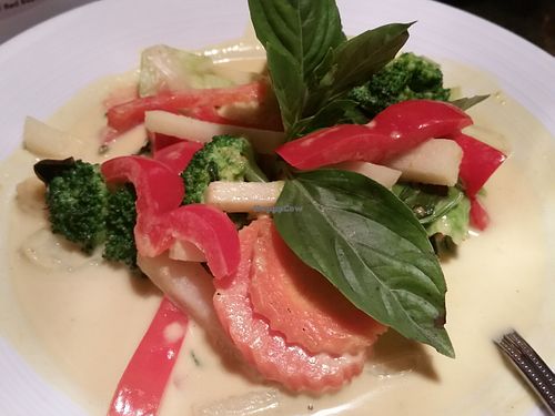 Yellow Curry at Emporium Thai Vegan LA in West Los Angeles