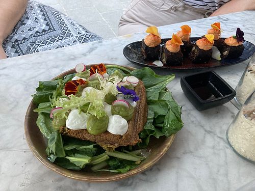 Falafel waffle at Hearth  in Amsterdam