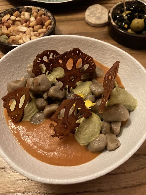 Eggplant raviolis   at Hearth  in Amsterdam