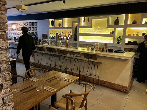 The bar at Hearth  in Amsterdam