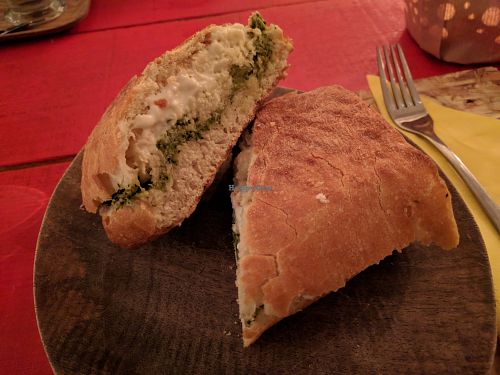 Hearth Sandwich - sauteed broccoli, marinated potatoes, and aioli at Hearth  in Amsterdam