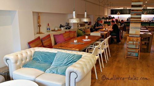 The restaurant The Room in Santa Catalina at The Room in Mallorca