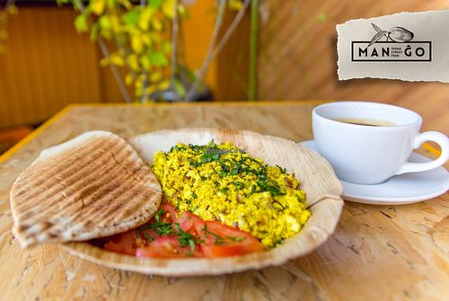 Scrambled tofu at Mango Vegan Street Food - Hala Koszyki in Warsaw