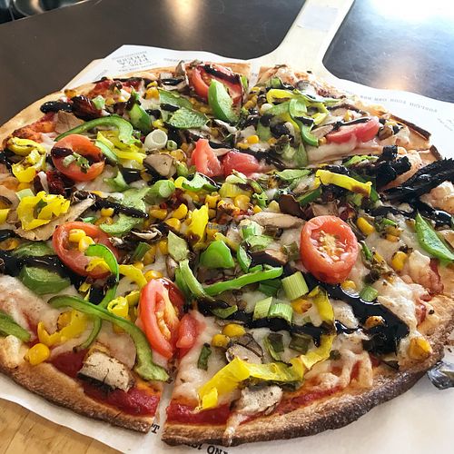 Build your own vegan pizza at The Pizza Press in Anaheim