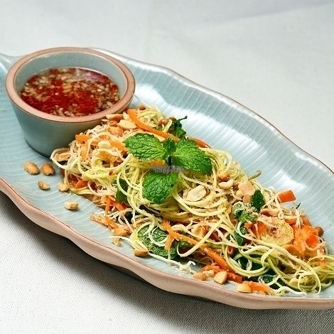 Banana flower salad at Biogarten Restaurant in Ho Chi Minh City