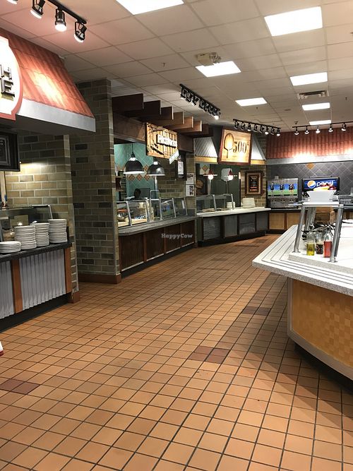 It’s there in the middle Of all the dining hall selections at Pitchforks in Buffalo