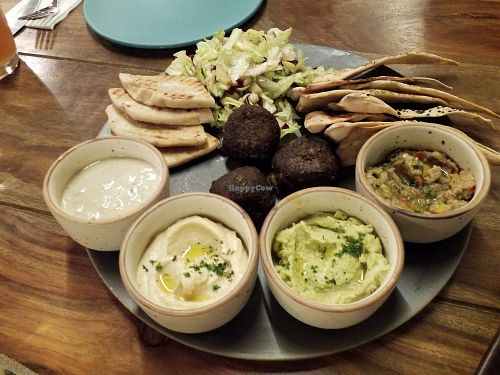 Community Platter with Dips at Greenr Cafe in Gurgaon