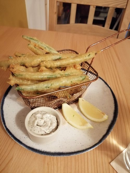 Fish from the garden at Outro Lado in Faro