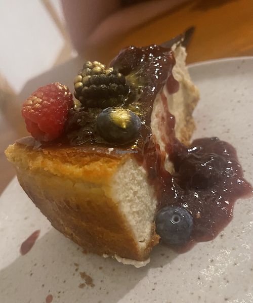 Berry cheesecake   at Outro Lado in Faro
