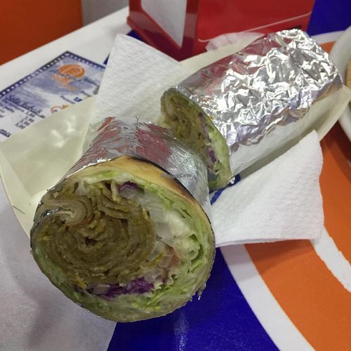 Kebab con carne vegetal. at Anatolia Kebab in Mostoles