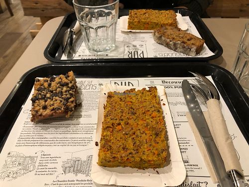 Carrot quiche at PUR etc in Versailles