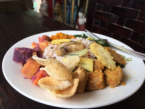 buffet food at Sawobali  in Ubud