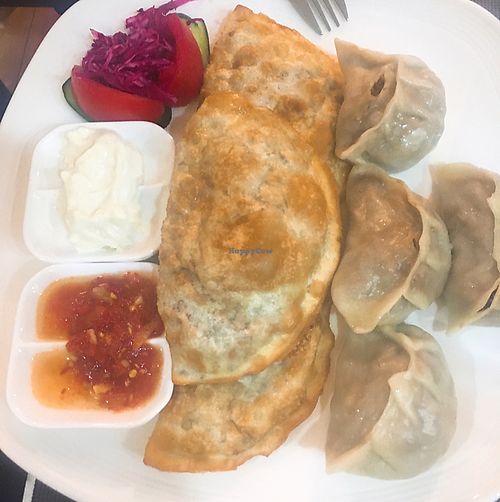 Mongolian platter at Luna Blanca in Ulaanbaatar