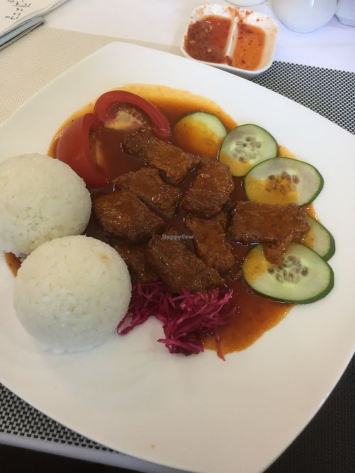 tofu in sauce - mi favoretta at Luna Blanca in Ulaanbaatar