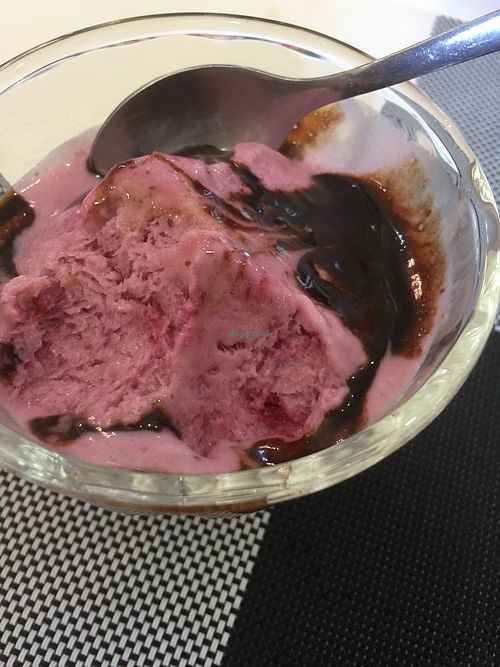 vegan icecream - good at Luna Blanca in Ulaanbaatar