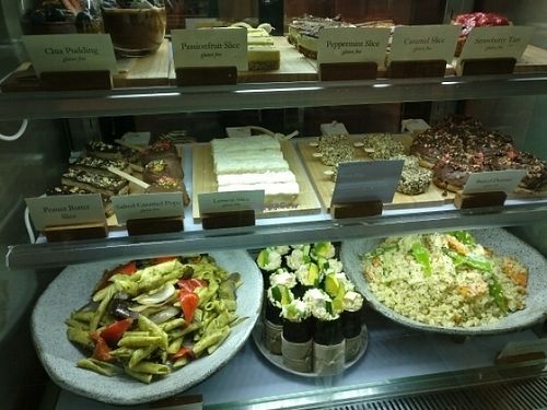 salads and sweets at The Sweet Meadow in Echuca