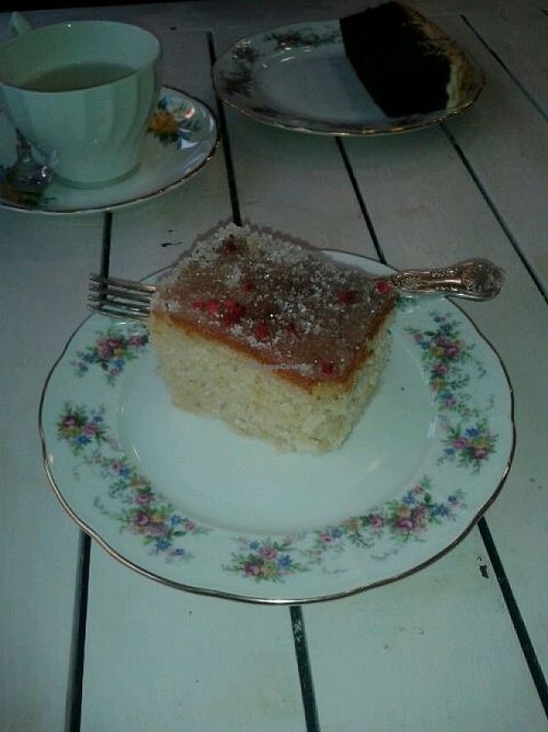 Lemon drizzle cake at Wildflower Creative Kitchen in Newcastle Upon Tyne
