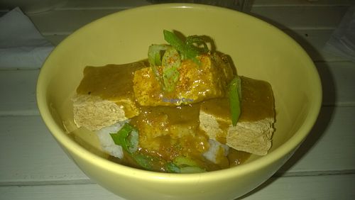 Tofu katsu curry at Wildflower Creative Kitchen in Newcastle Upon Tyne