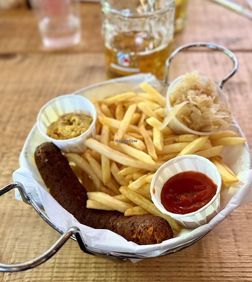 Vegan schnitzel   at The Black Forest in Amherst