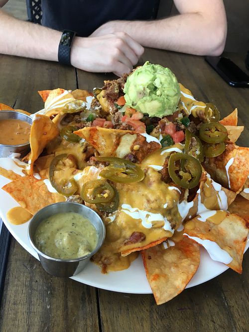 El macho nacho at V-Eats in Dallas