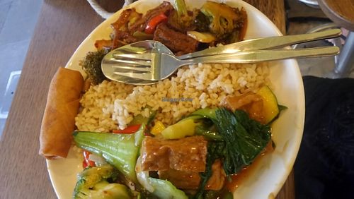 $ 9,5 for this amazing plate, i would have cleaned the plate with my tongue if i could but there where to manny people watching, hehe  at Veggie Time - Veg Out Time in St Kilda