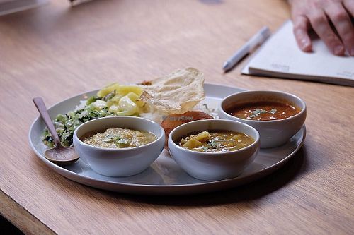 mixed curry at Yama-Shoku-On - Plant Lab in Kyoto