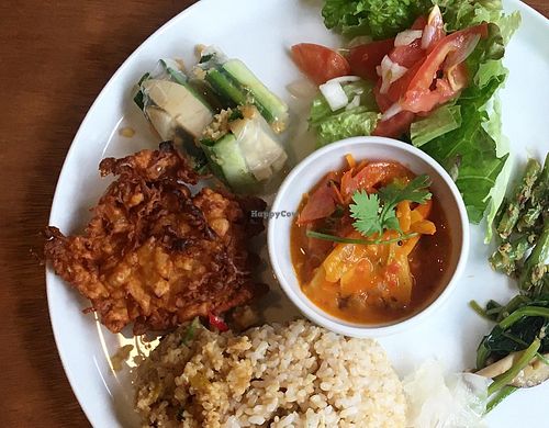 mixed plate at Yama-Shoku-On - Plant Lab in Kyoto